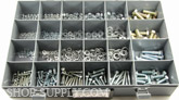 Grade 8.8 Metric Cap Screw Assortment. It covers 5mm to 12mm Nuts, Flat and Lock Washers